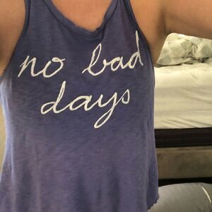 Sundry tank top no bad days EUC sz 1